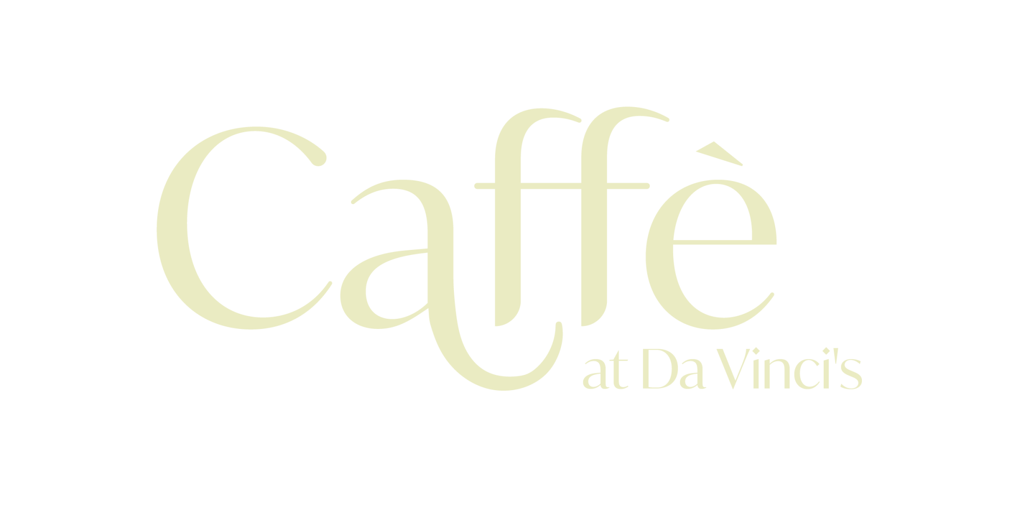 Caffe at Da Vincis Logo
